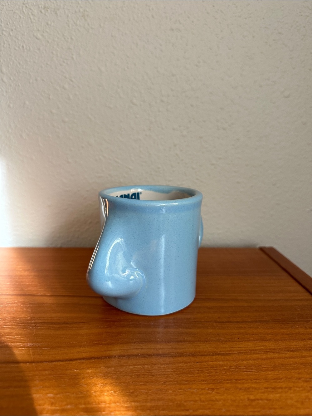 Vintage Pharmaceutical Promo Novelty Nose Mug